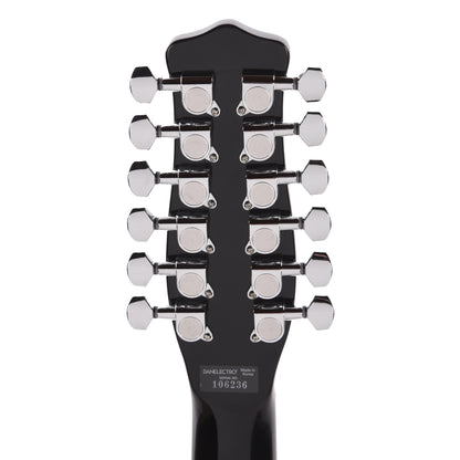 Danelectro 59DC 12-String Gloss Black Electric Guitars / Solid Body