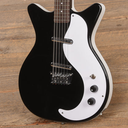 Danelectro 59DC 12-String Gloss Black Electric Guitars / Solid Body