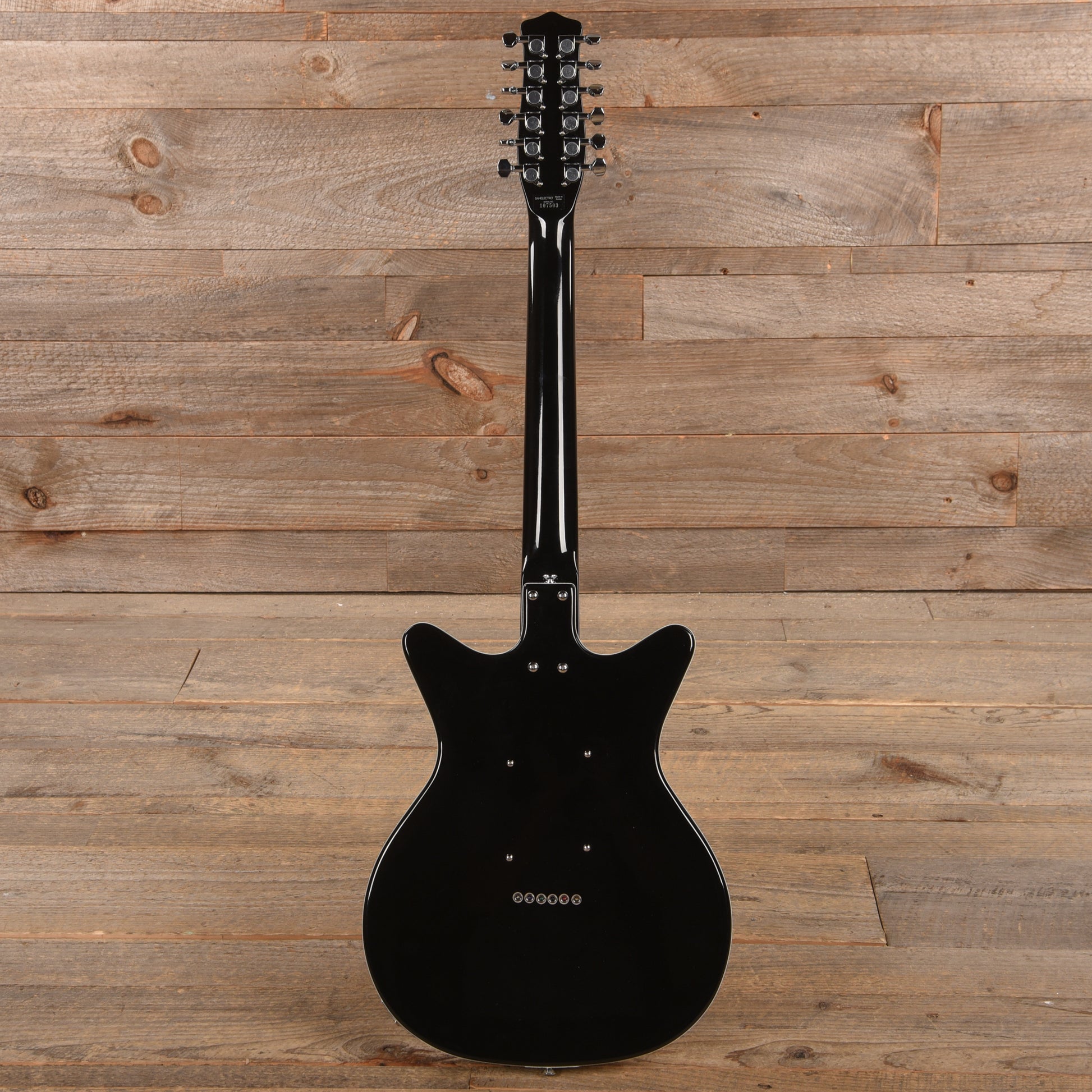 Danelectro 59DC 12-String Gloss Black Electric Guitars / Solid Body
