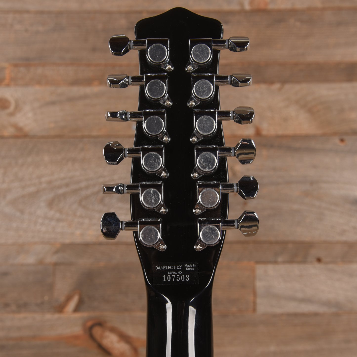 Danelectro 59DC 12-String Gloss Black Electric Guitars / Solid Body