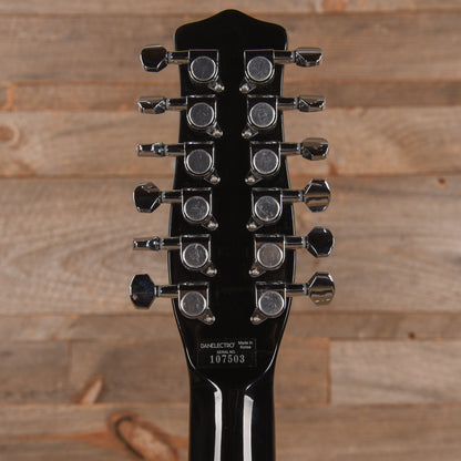 Danelectro 59DC 12-String Gloss Black Electric Guitars / Solid Body