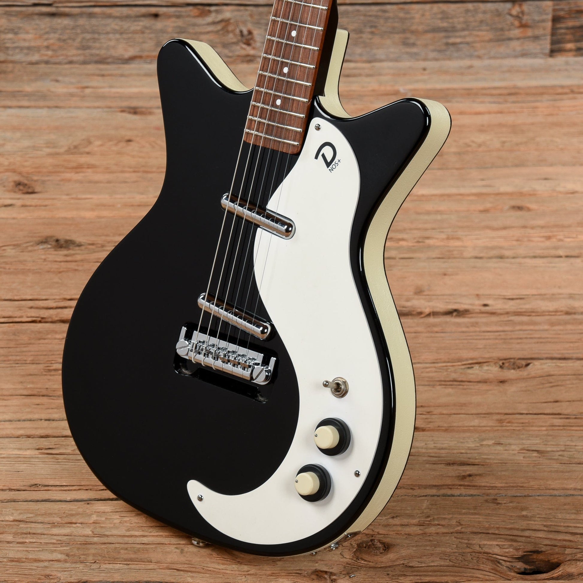 Danelectro '59M NOS Double Cutaway Black Electric Guitars / Solid Body