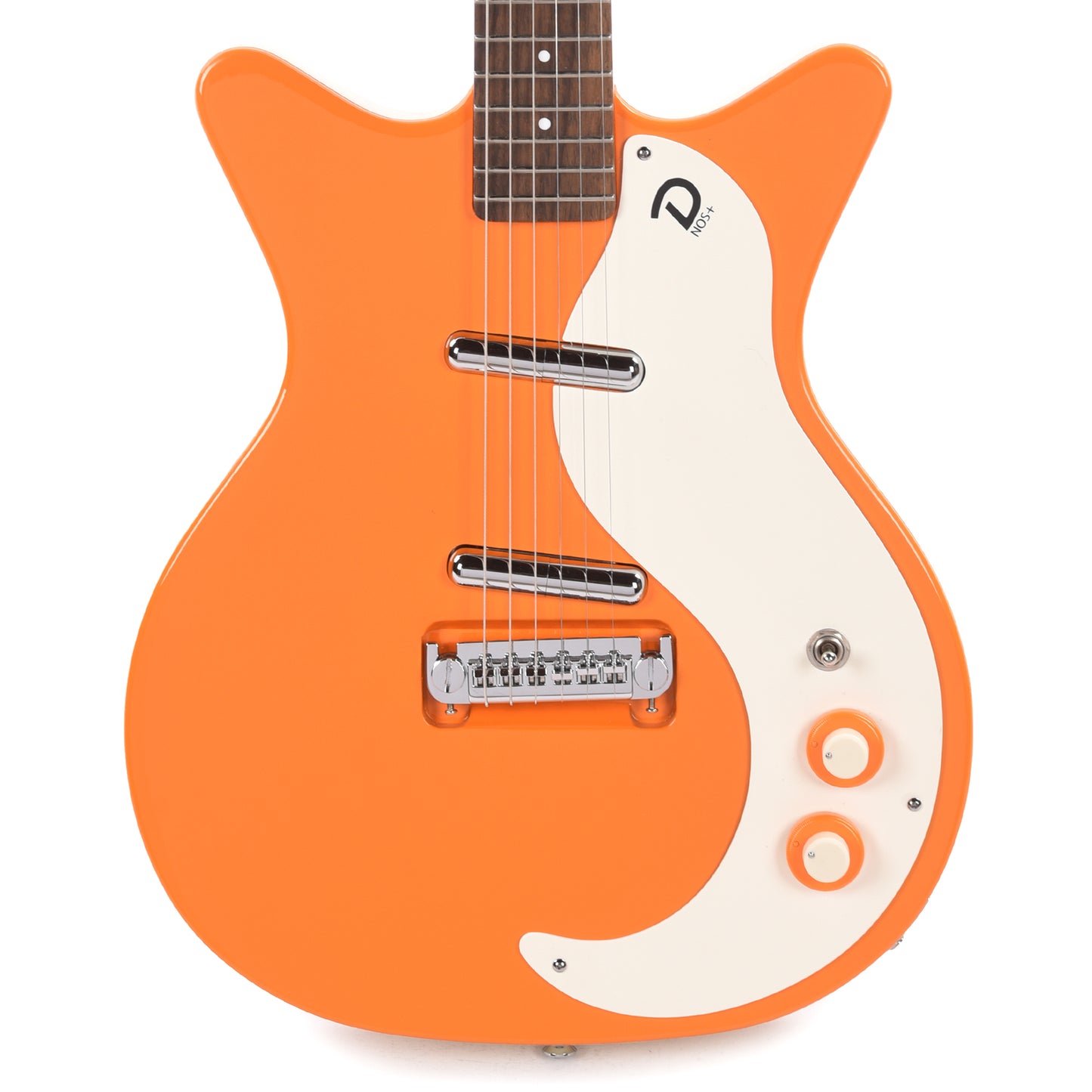 Danelectro '59M NOS Plus Double Cutaway Orange Electric Guitars / Solid Body