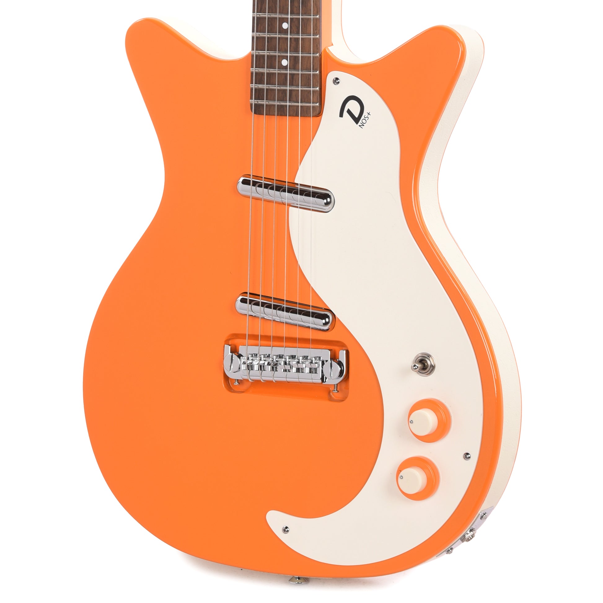 Danelectro '59M NOS Plus Double Cutaway Orange Electric Guitars / Solid Body