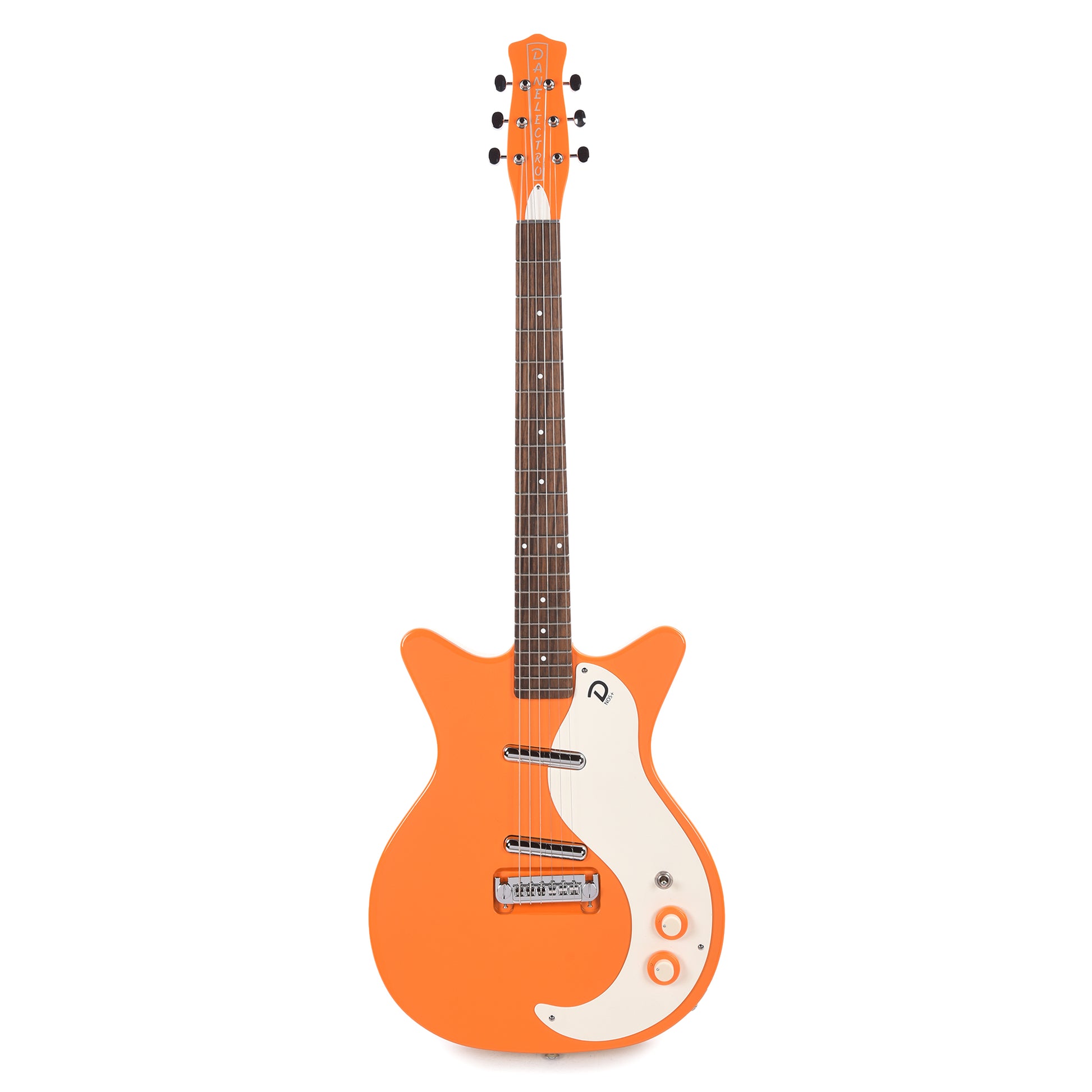 Danelectro '59M NOS Plus Double Cutaway Orange Electric Guitars / Solid Body