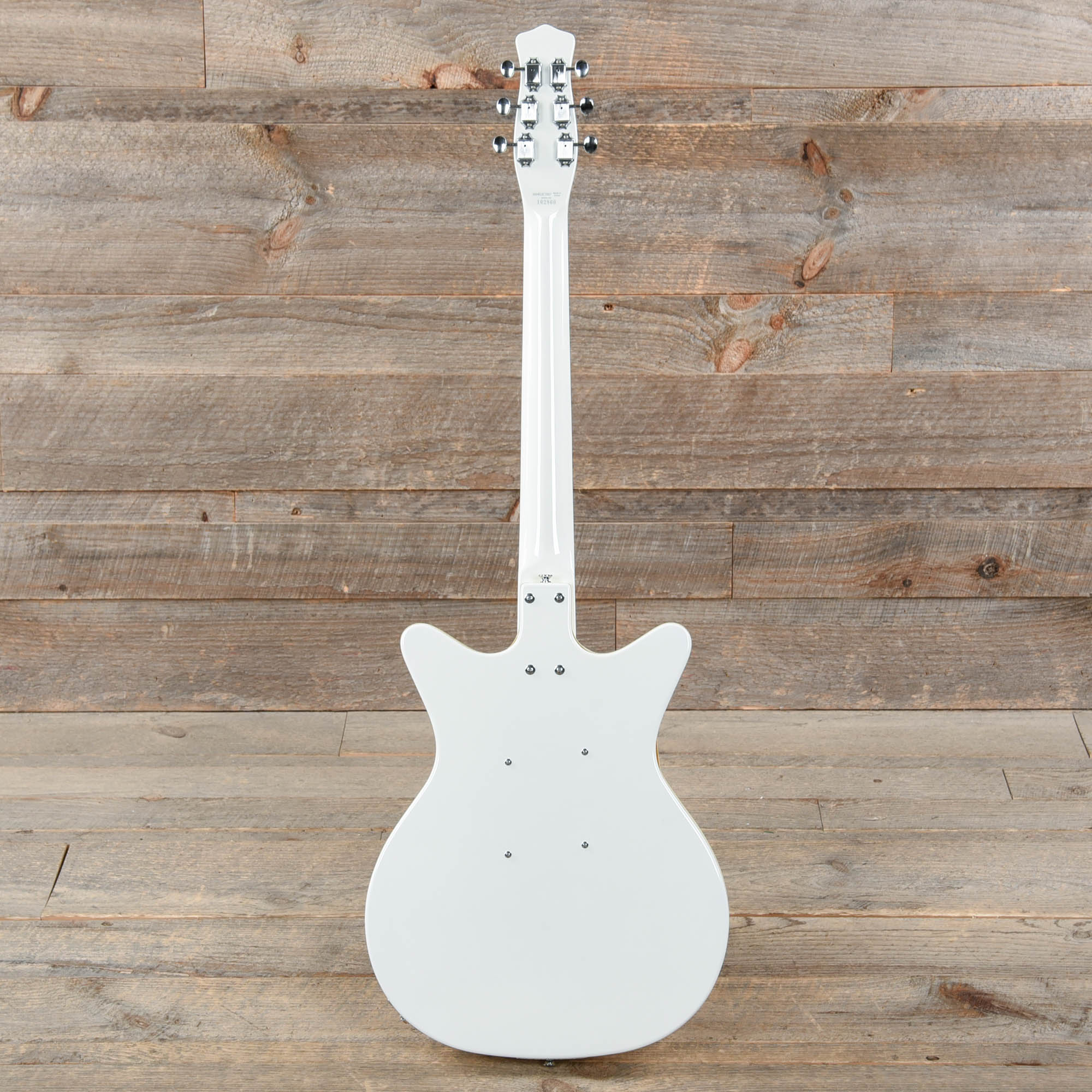 Danelectro '59M NOS Plus Double Cutaway Outa-Sight White Electric Guitars / Solid Body