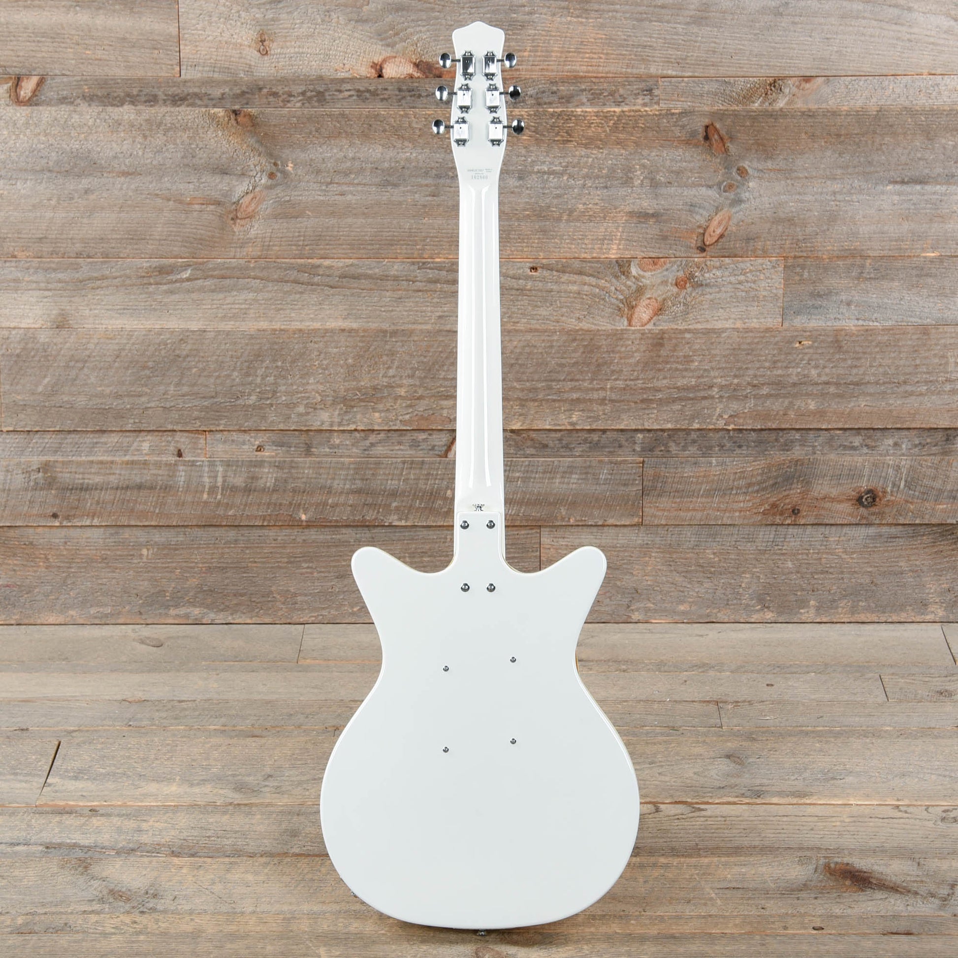 Danelectro '59M NOS Plus Double Cutaway Outa-Sight White Electric Guitars / Solid Body