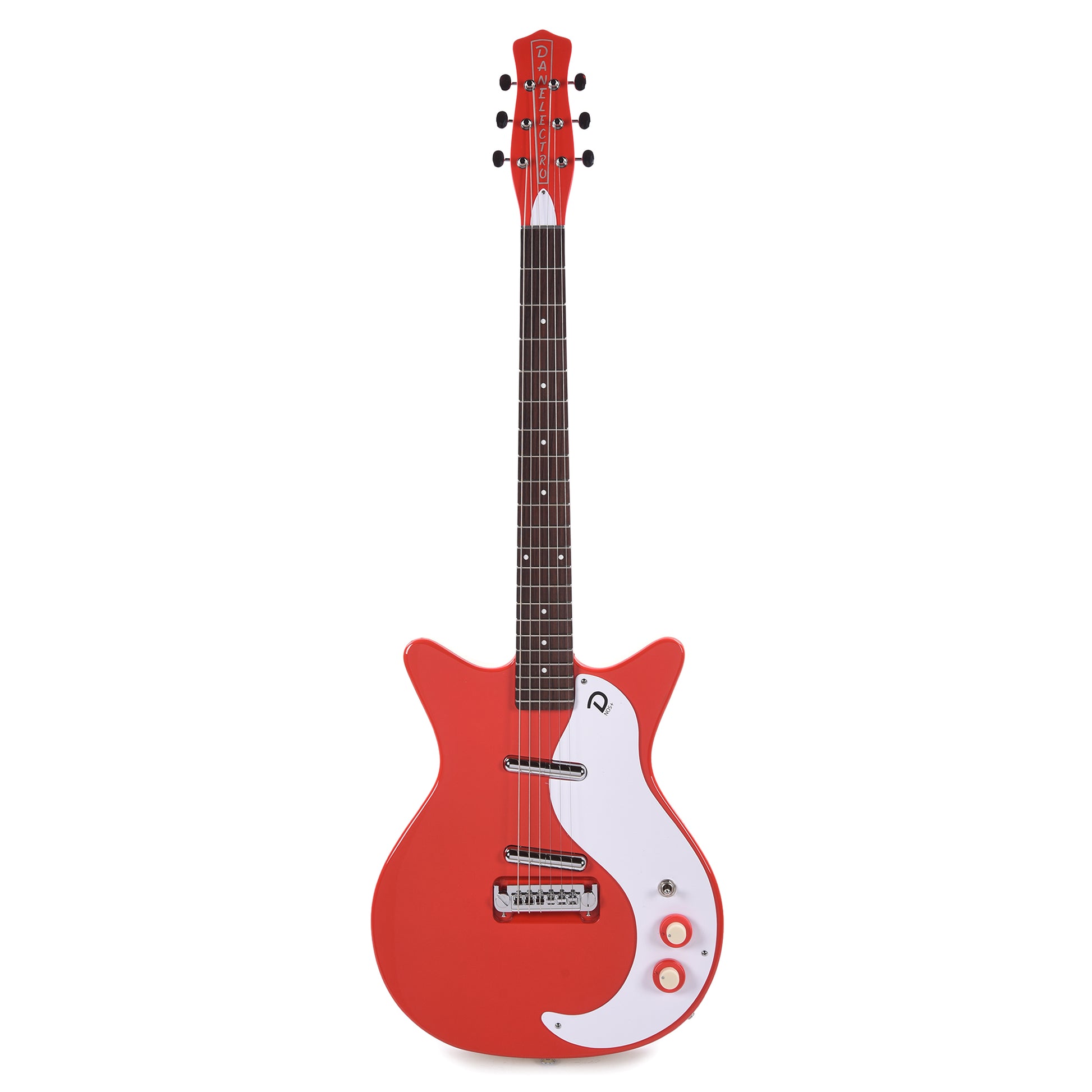 Danelectro '59M NOS Plus Double Cutaway Right On Red Electric Guitars / Solid Body