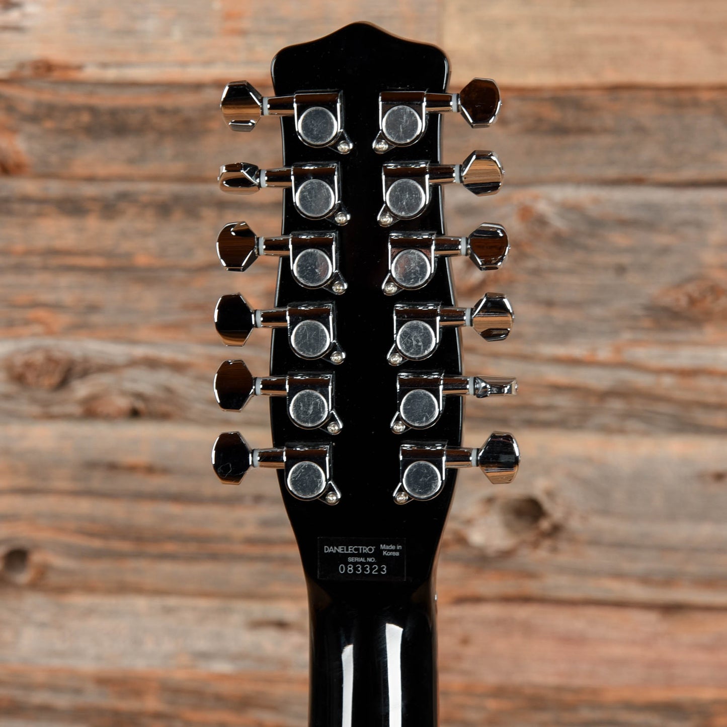 Danelectro 59X-12 Black Electric Guitars / Solid Body