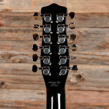 Danelectro 59X-12 Black Electric Guitars / Solid Body