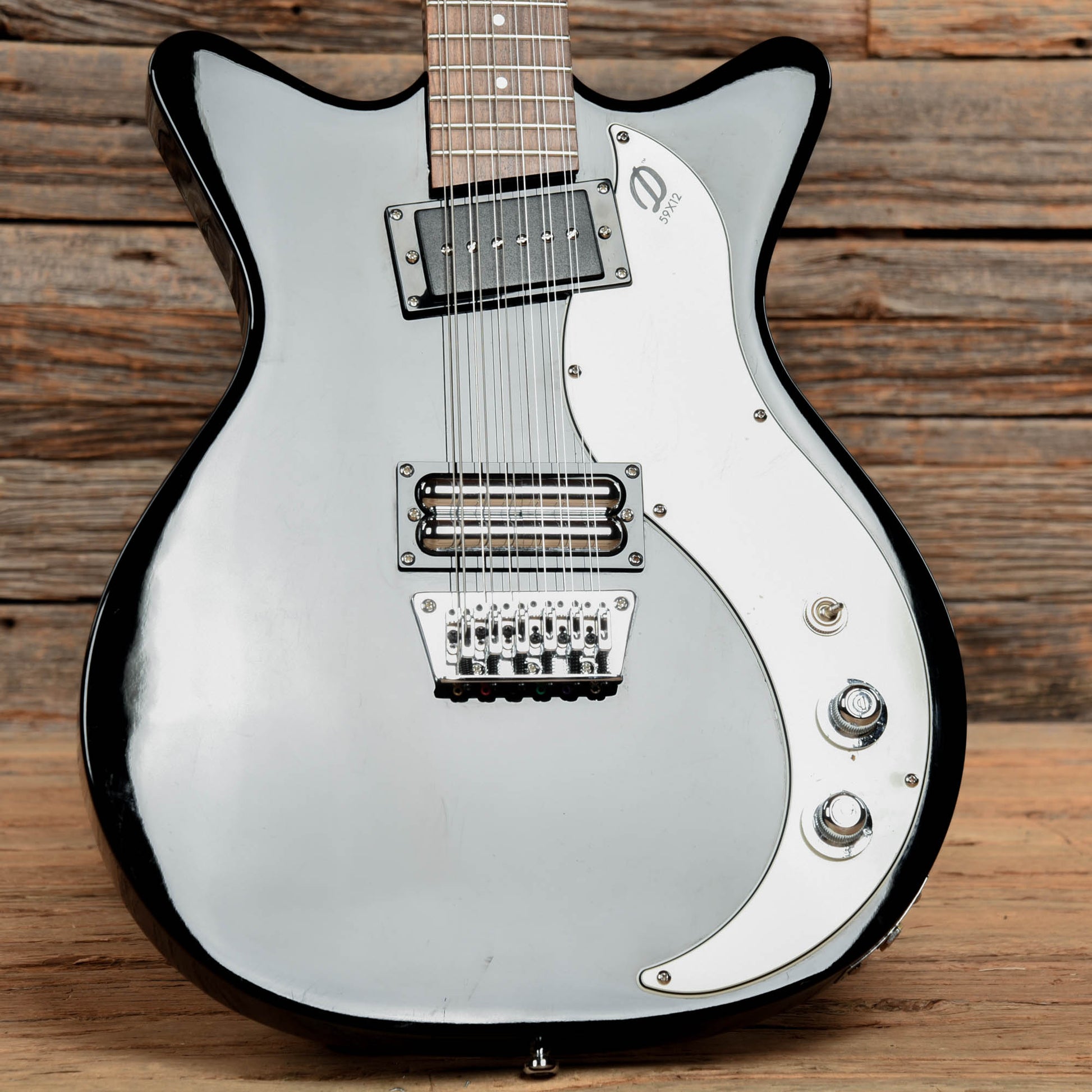 Danelectro 59X-12 Black Electric Guitars / Solid Body
