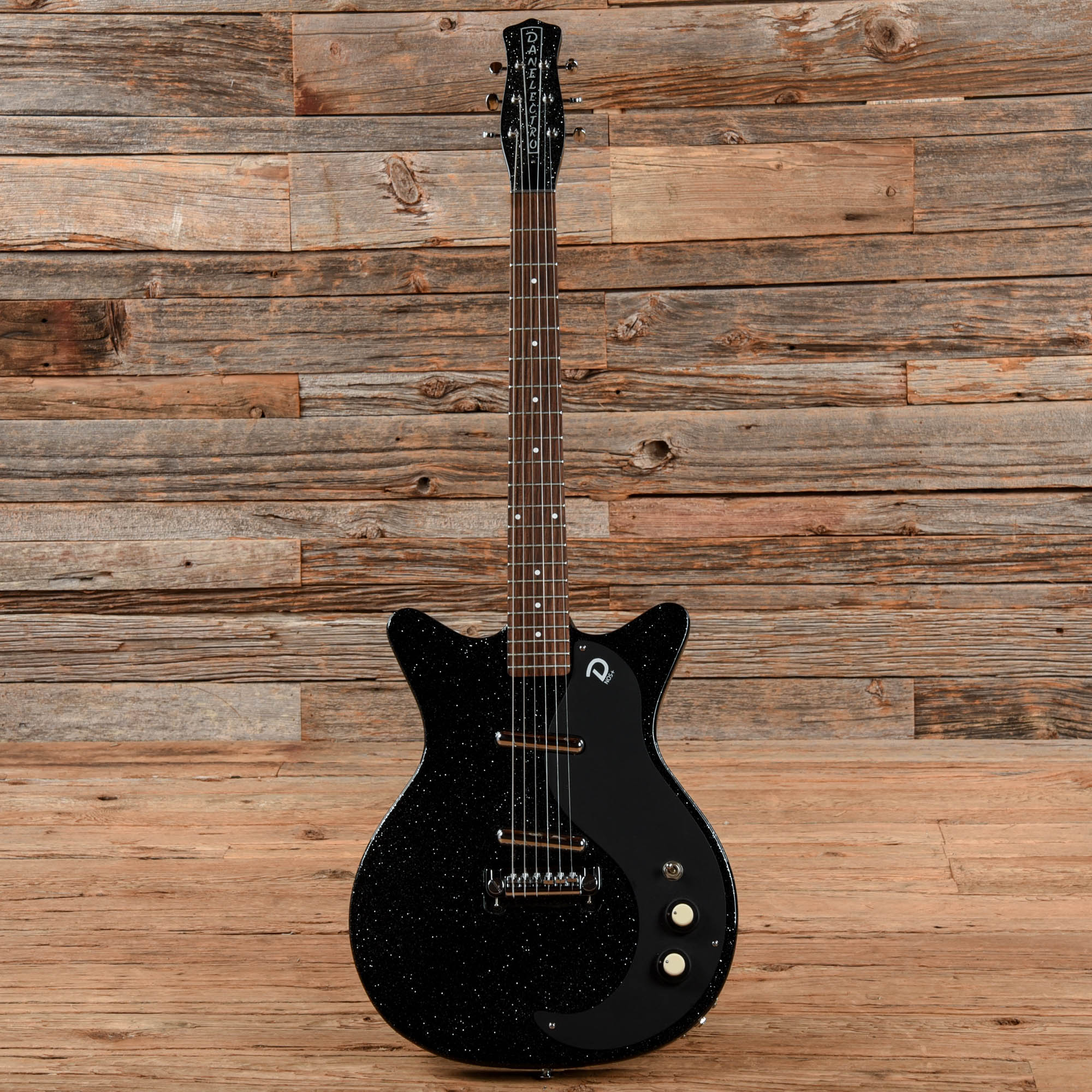 Danelectro Blackout 59 NOS+ Black Electric Guitars / Solid Body