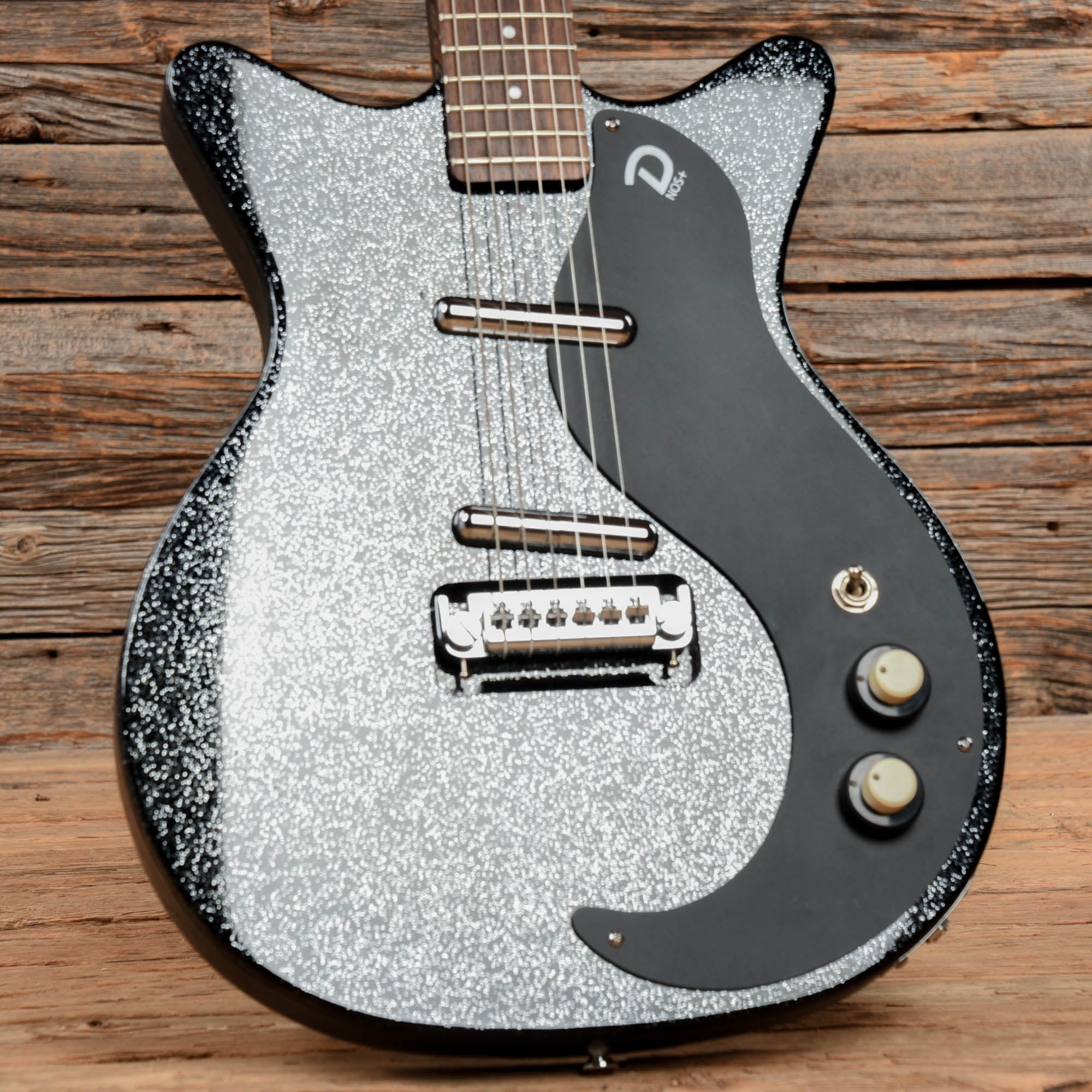 Danelectro Blackout 59 NOS+ Black Electric Guitars / Solid Body