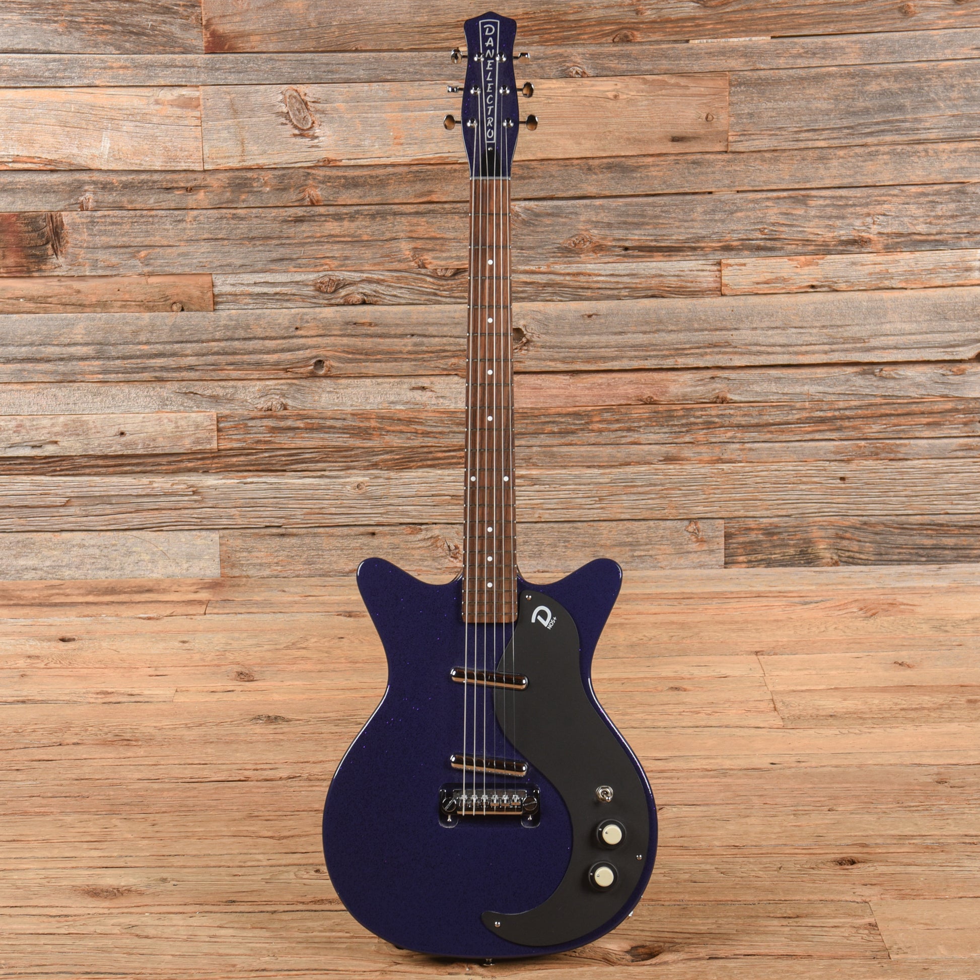 Danelectro Blackout 59M NOS Purple Metalflake Electric Guitars / Solid Body