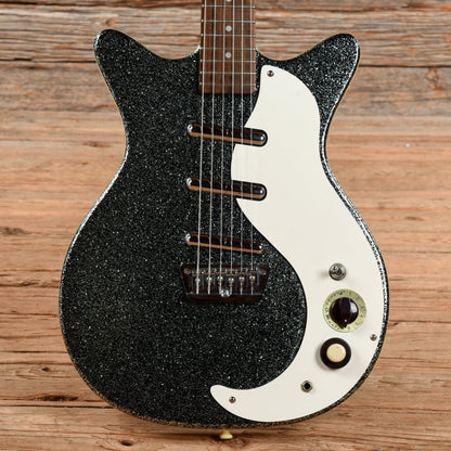 Danelectro DC-3 Silver Sparkle Electric Guitars / Solid Body