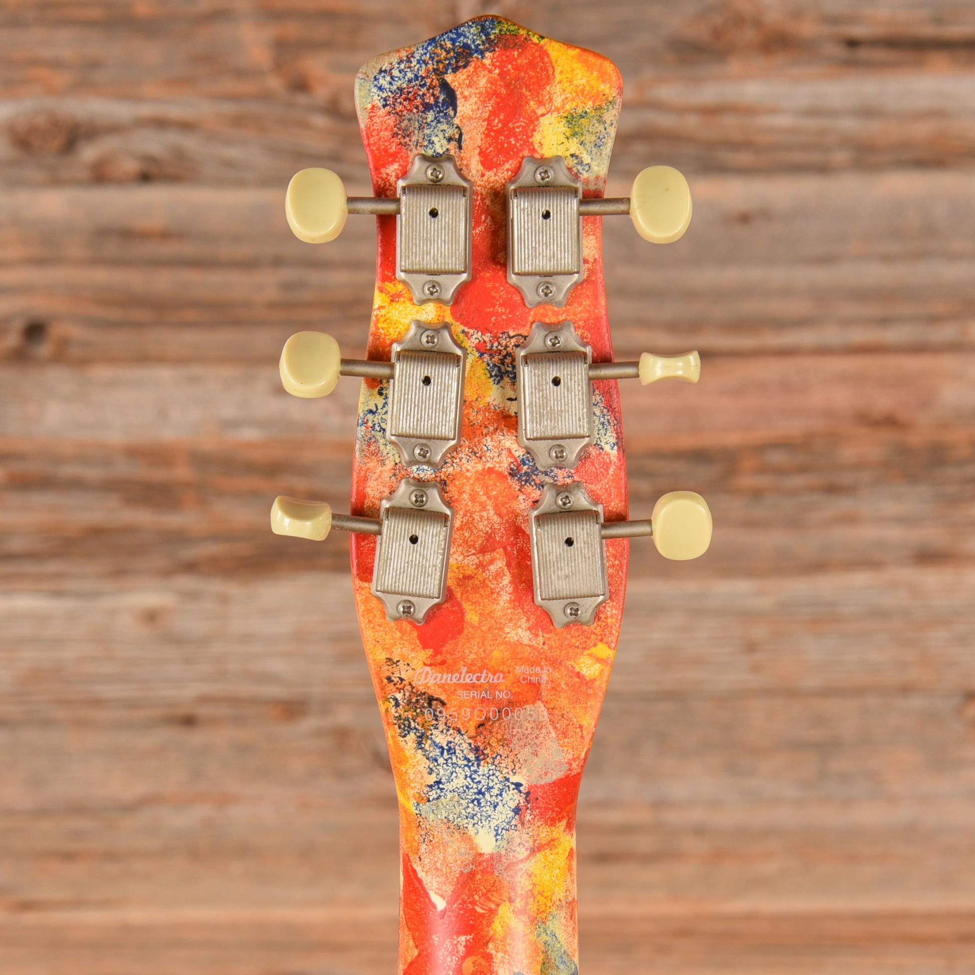 Danelectro DC-59 Psychedelic Rainbow 2009 Electric Guitars / Solid Body