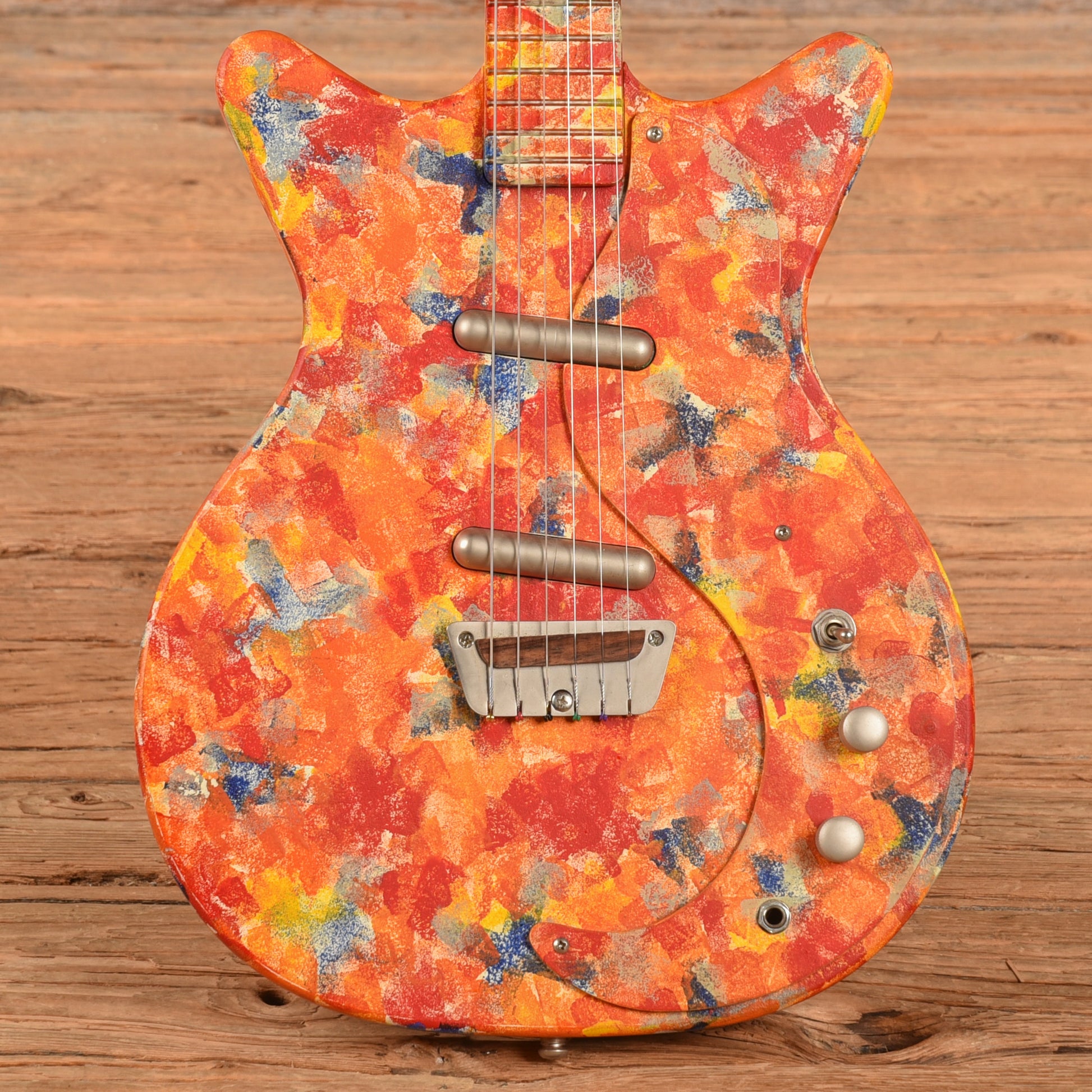 Danelectro DC-59 Psychedelic Rainbow 2009 Electric Guitars / Solid Body