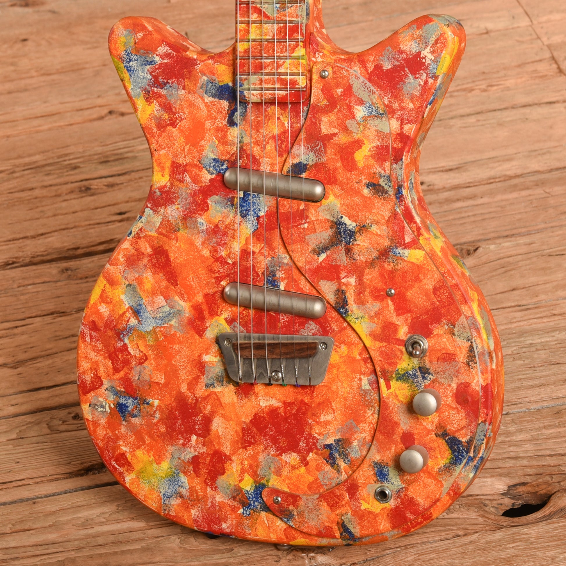 Danelectro DC-59 Psychedelic Rainbow 2009 Electric Guitars / Solid Body