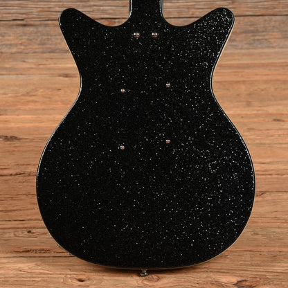 Danelectro DC59 Black Sparkle Electric Guitars / Solid Body