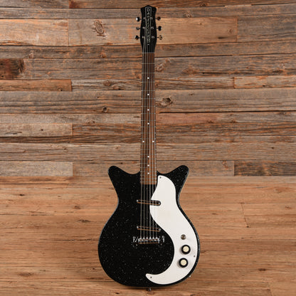 Danelectro DC59 Black Sparkle Electric Guitars / Solid Body