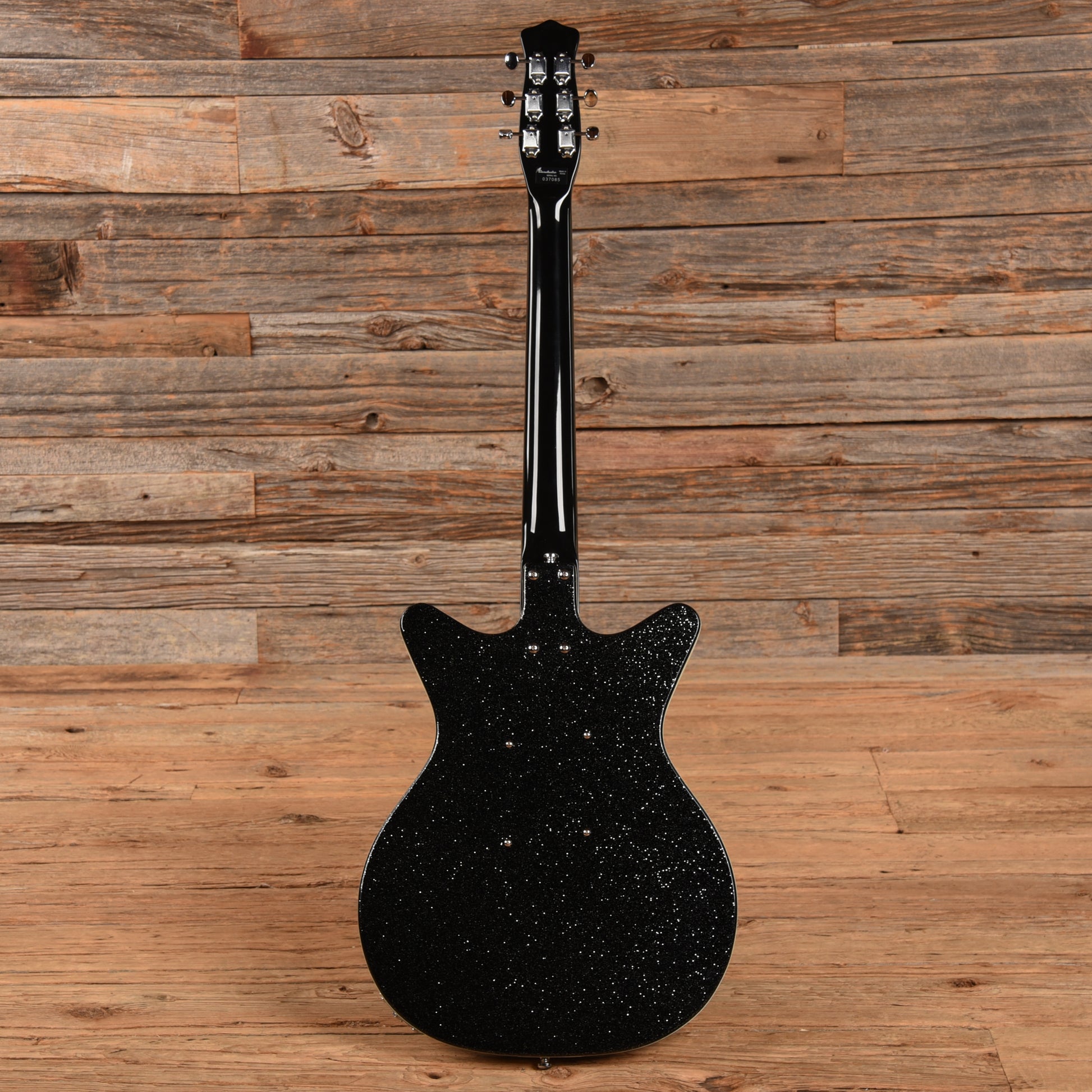 Danelectro DC59 Black Sparkle Electric Guitars / Solid Body