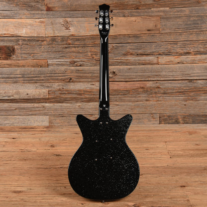 Danelectro DC59 Black Sparkle Electric Guitars / Solid Body