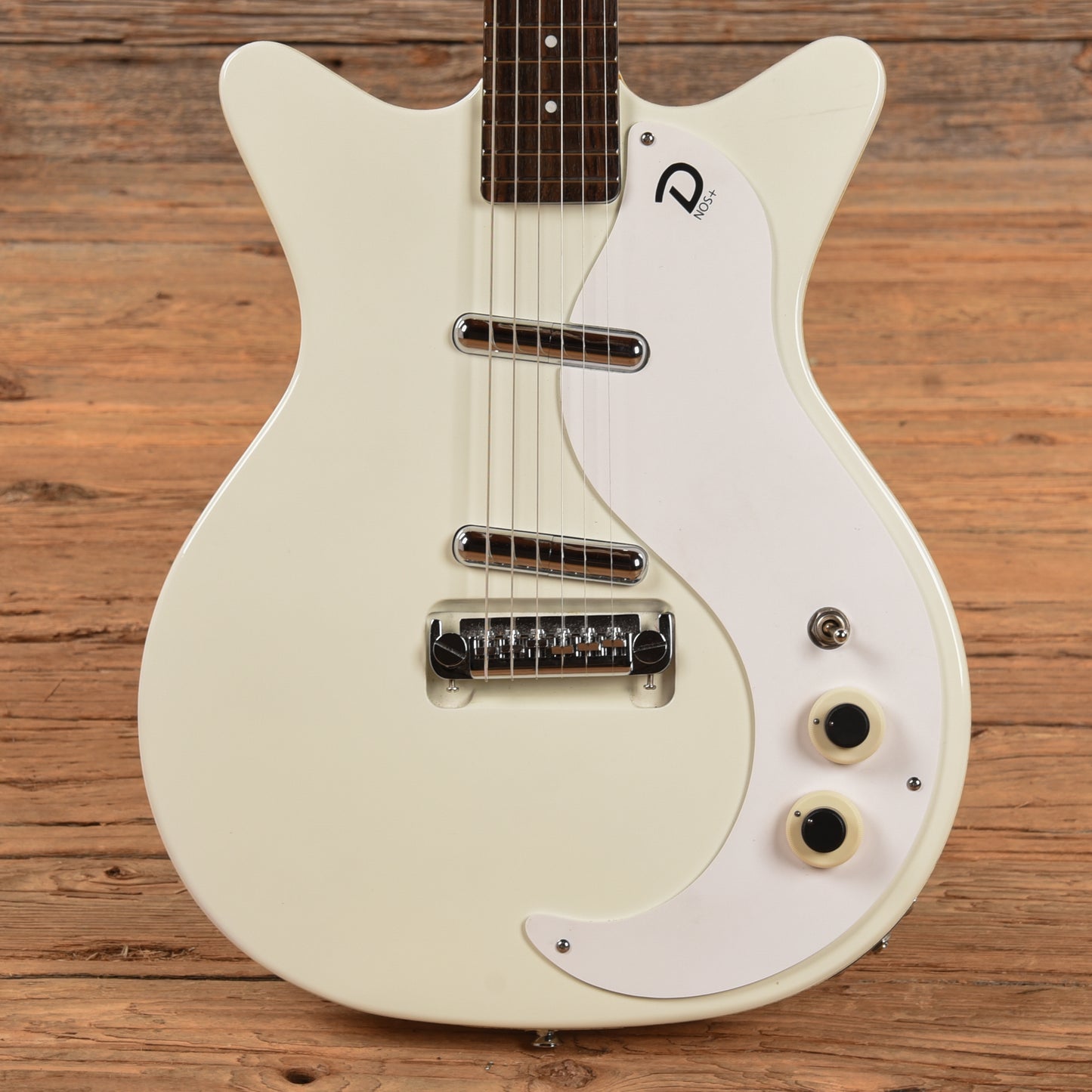 Danelectro DC59 NOS+ White Electric Guitars / Solid Body
