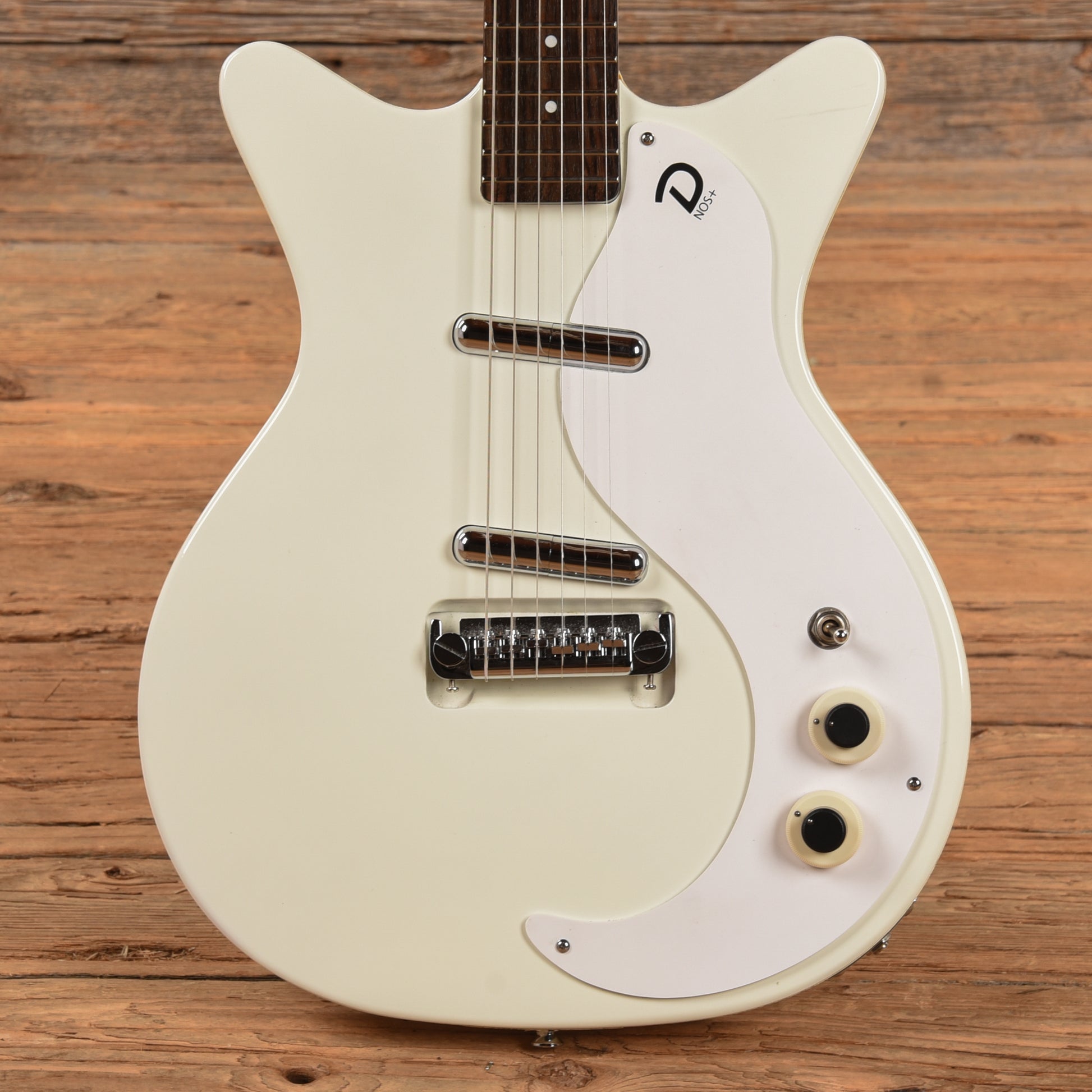 Danelectro DC59 NOS+ White Electric Guitars / Solid Body
