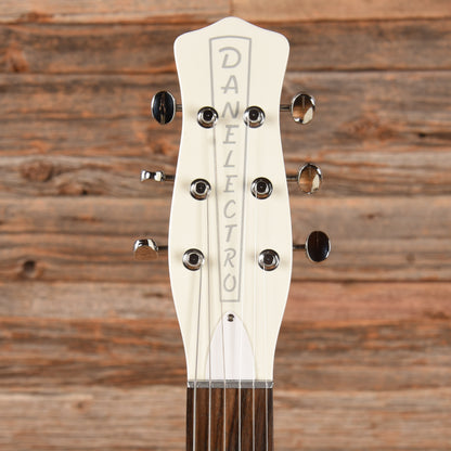 Danelectro DC59 NOS+ White Electric Guitars / Solid Body