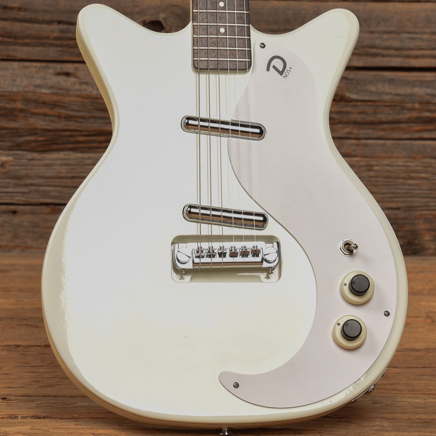 Danelectro DC59 NOS+ White Electric Guitars / Solid Body