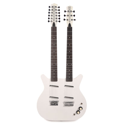 Danelectro Doubleneck 6/12 White Pearl Electric Guitars / Solid Body