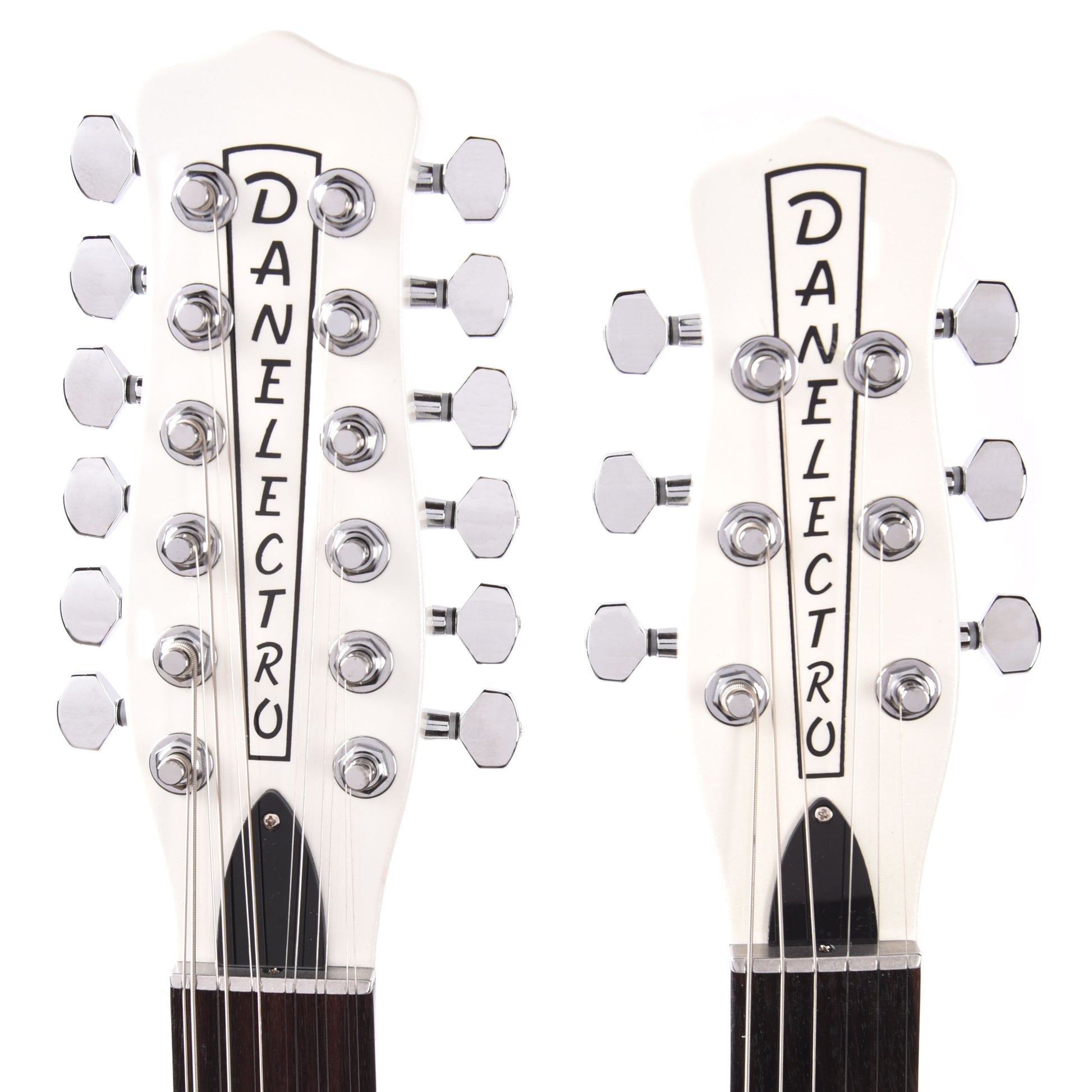 Danelectro Doubleneck 6/12 White Pearl Electric Guitars / Solid Body