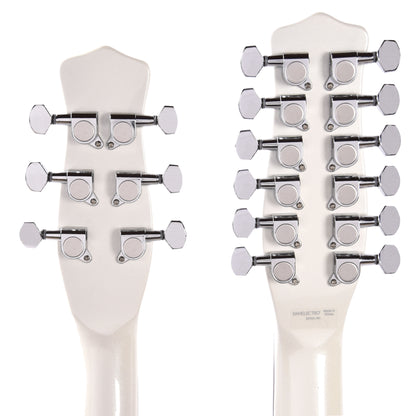 Danelectro Doubleneck 6/12 White Pearl Electric Guitars / Solid Body