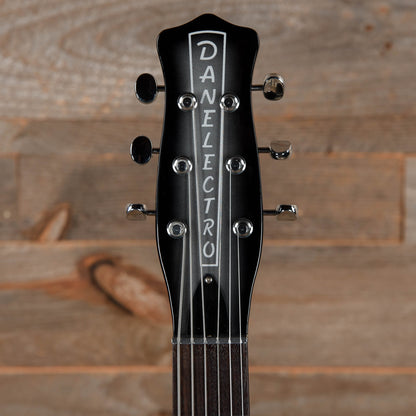 Danelectro Longhorn Baritone Black Burst Electric Guitars / Solid Body
