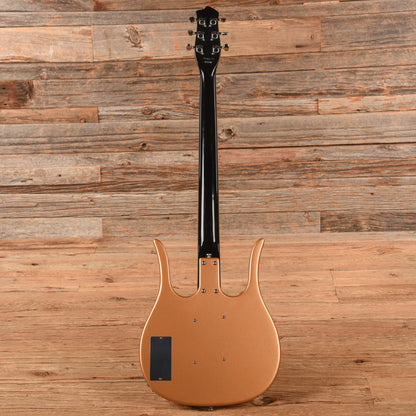 Danelectro Longhorn Baritone Gold Electric Guitars / Solid Body
