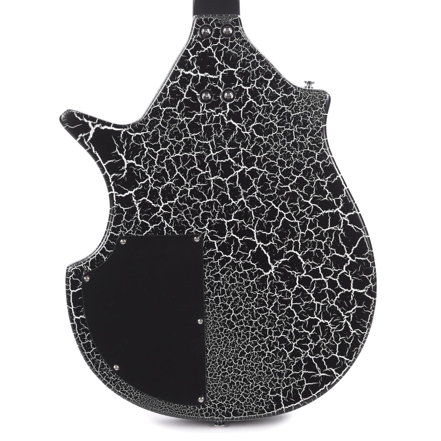 Danelectro Sitar Black Crackle Electric Guitars / Solid Body