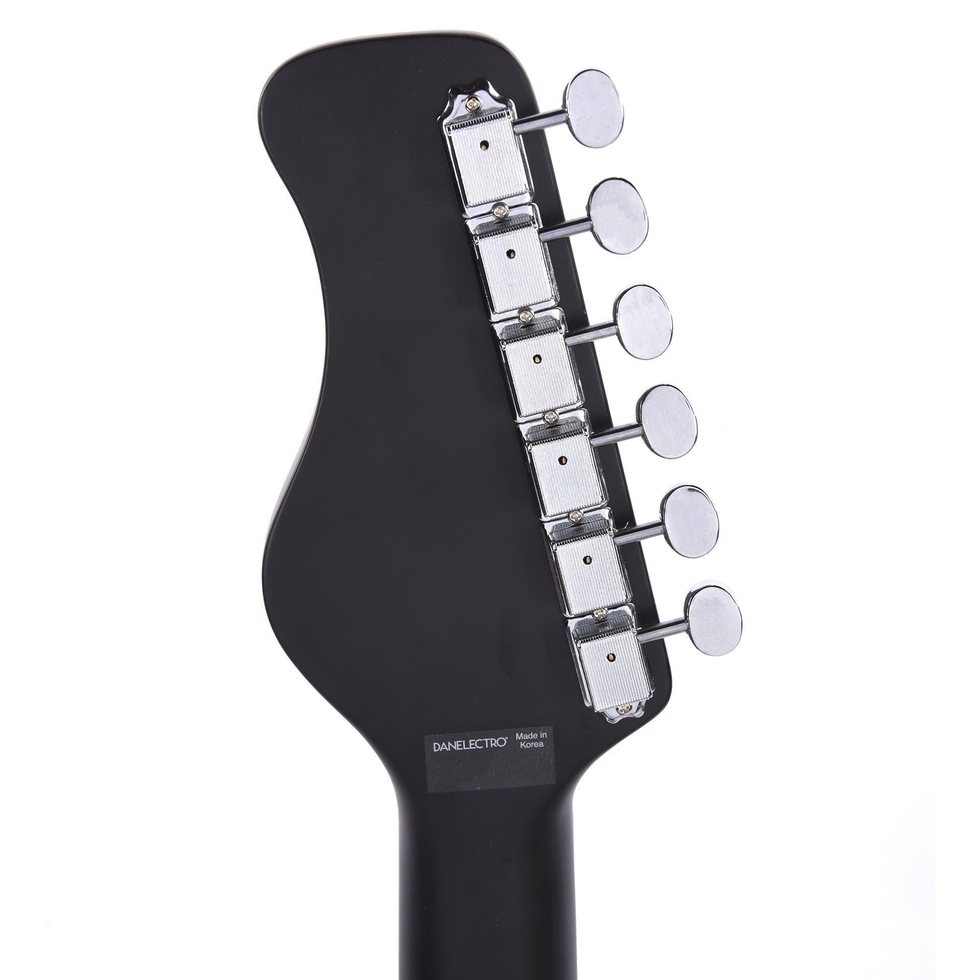 Danelectro Sitar Black Crackle Electric Guitars / Solid Body