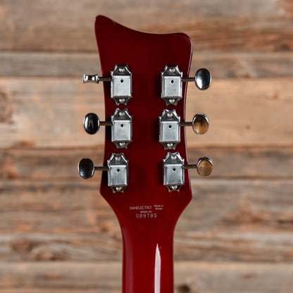 Danelectro The 66BT Baritone with Tremolo Transparent Red 2020 Electric Guitars / Solid Body