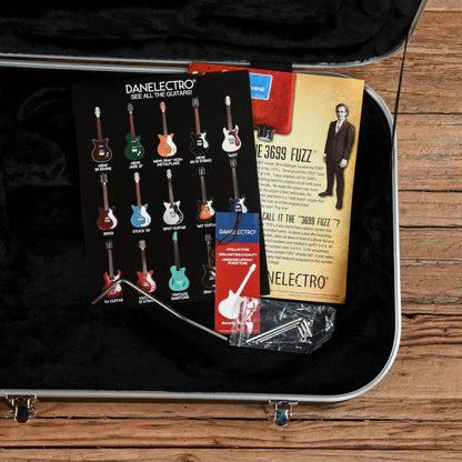 Danelectro The 66BT Baritone with Tremolo Transparent Red 2020 Electric Guitars / Solid Body