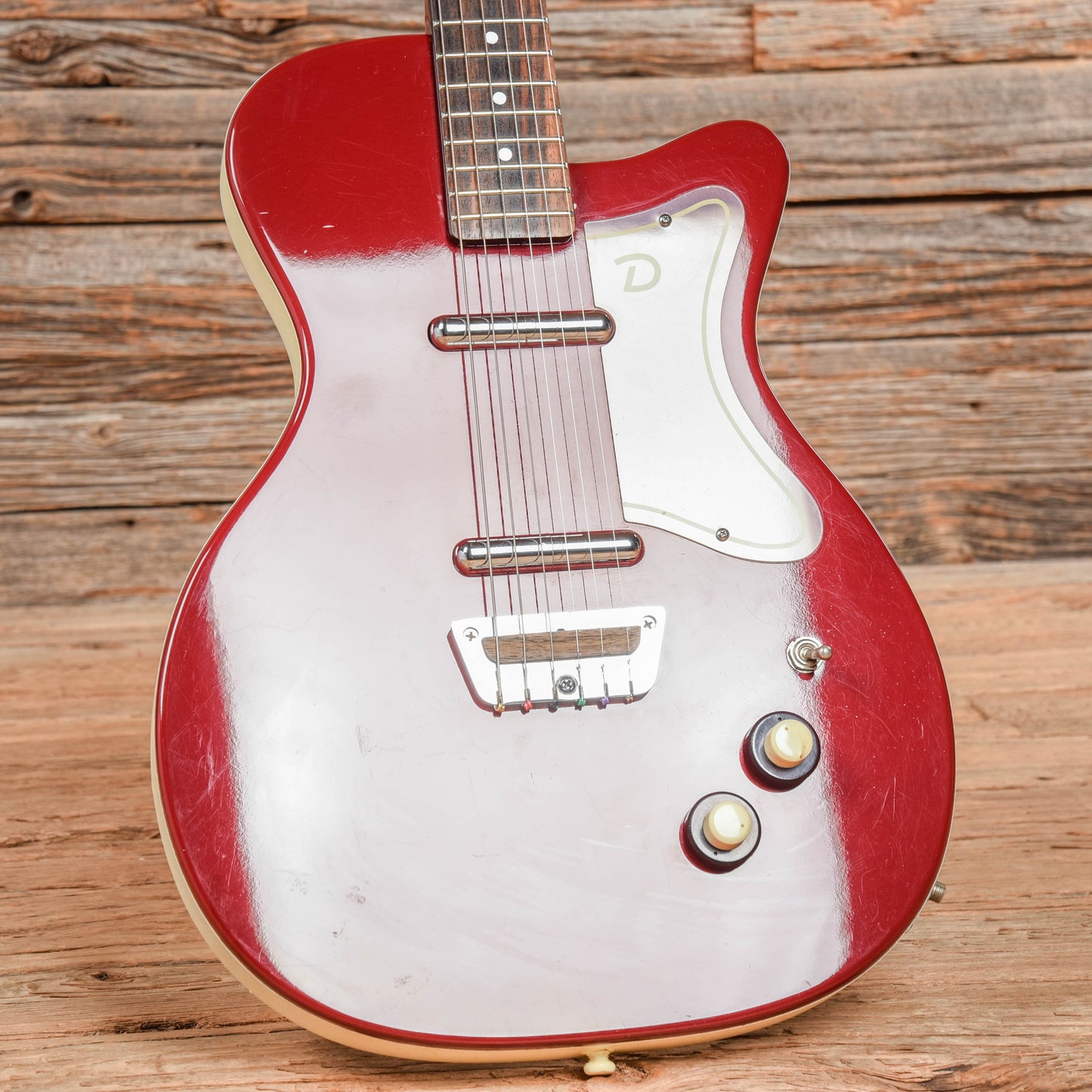 Danelectro U-2 Red Electric Guitars / Solid Body
