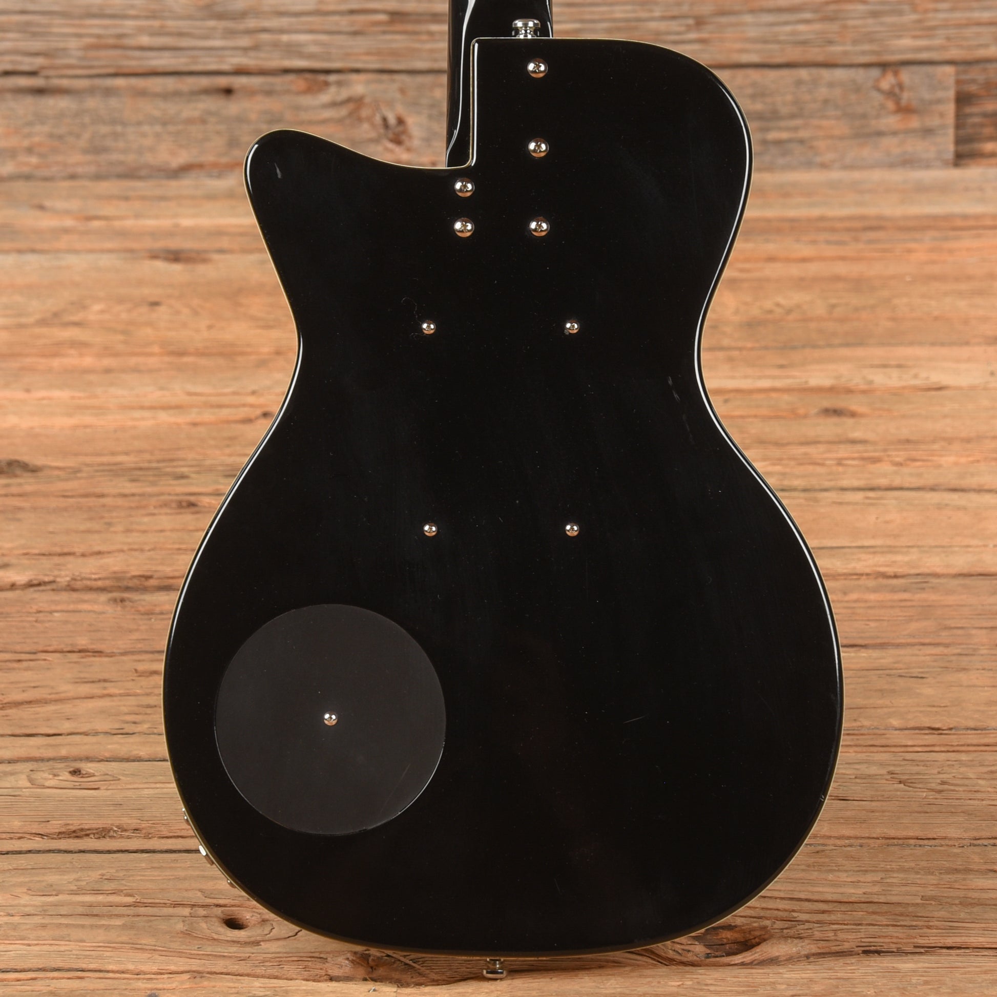 Danelectro U-2 Reissue Black Electric Guitars / Solid Body