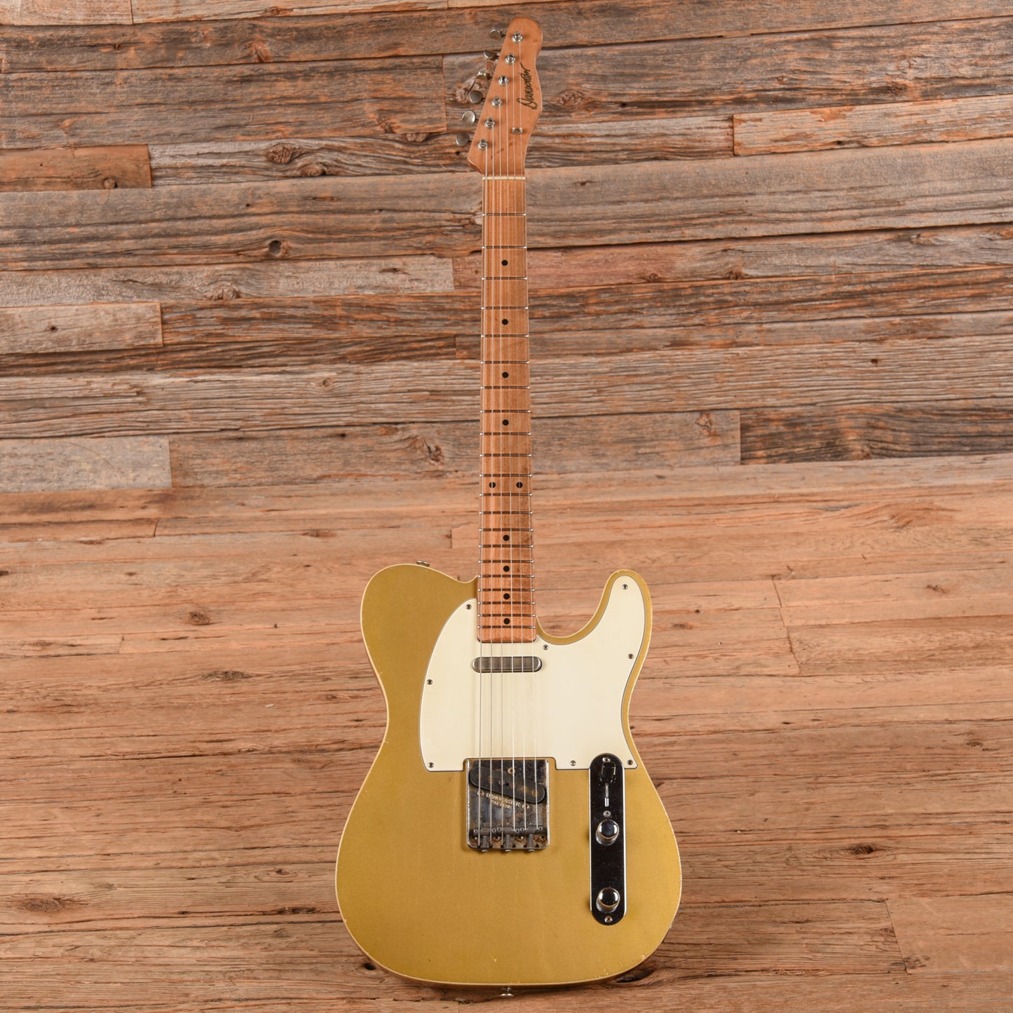 Danocaster Double-Bound Singlecut Firemist Gold 2025 Electric Guitars / Solid Body