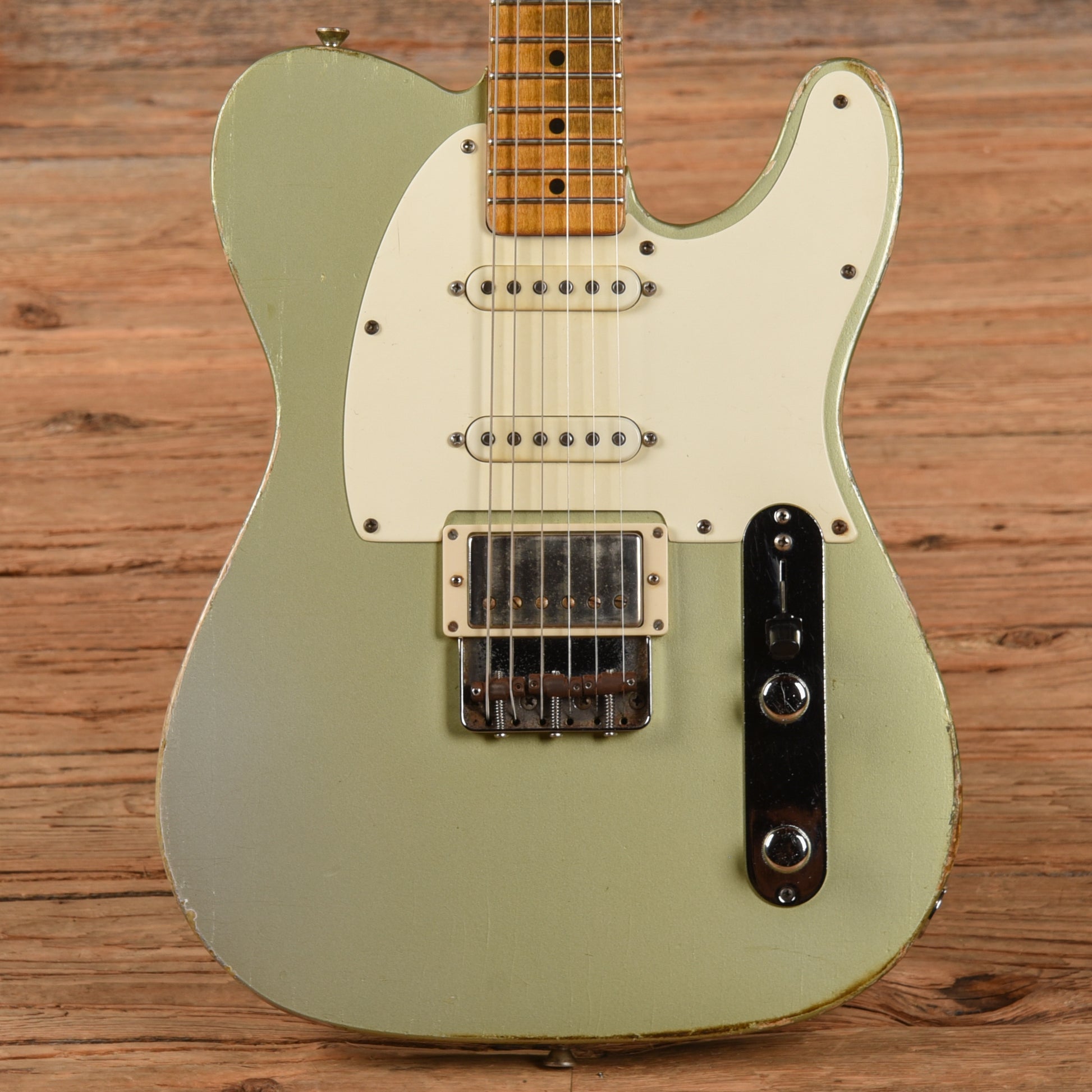 Danocaster Mongrel HSS Inca Silver Electric Guitars / Solid Body