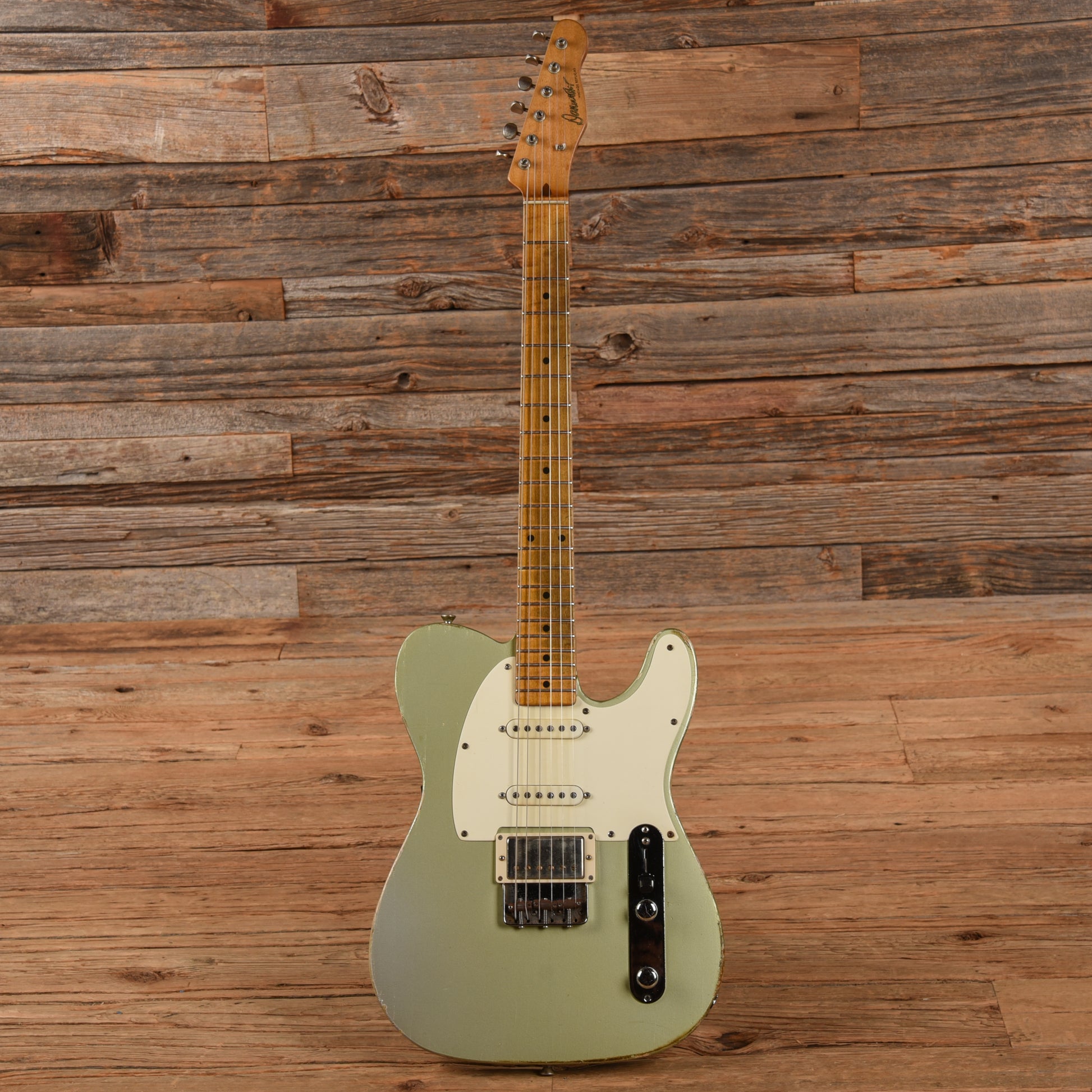 Danocaster Mongrel HSS Inca Silver Electric Guitars / Solid Body