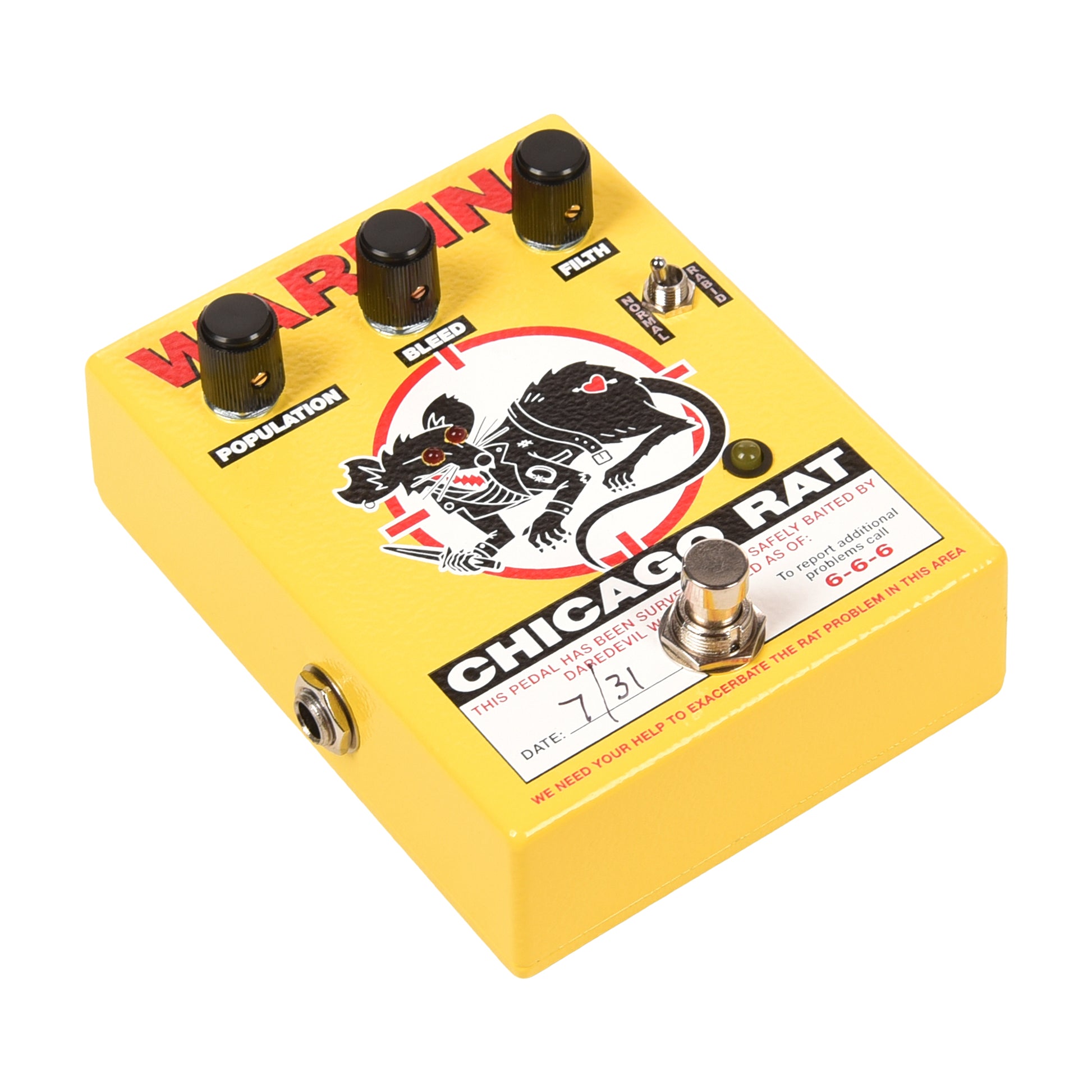 pedal rätsel Daredevil Pedals The Chicago Rat Distortion/Fuzz Pedal