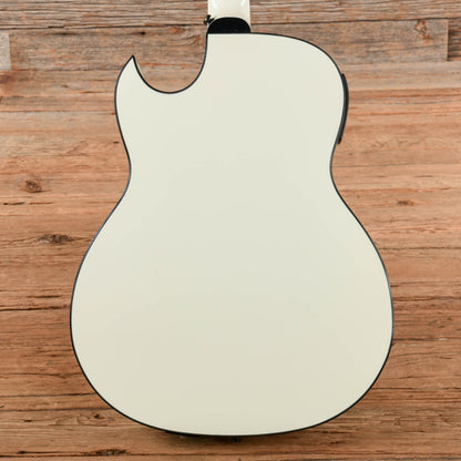 Dean Guitars EX RES White Acoustic Guitars / Built-in Electronics