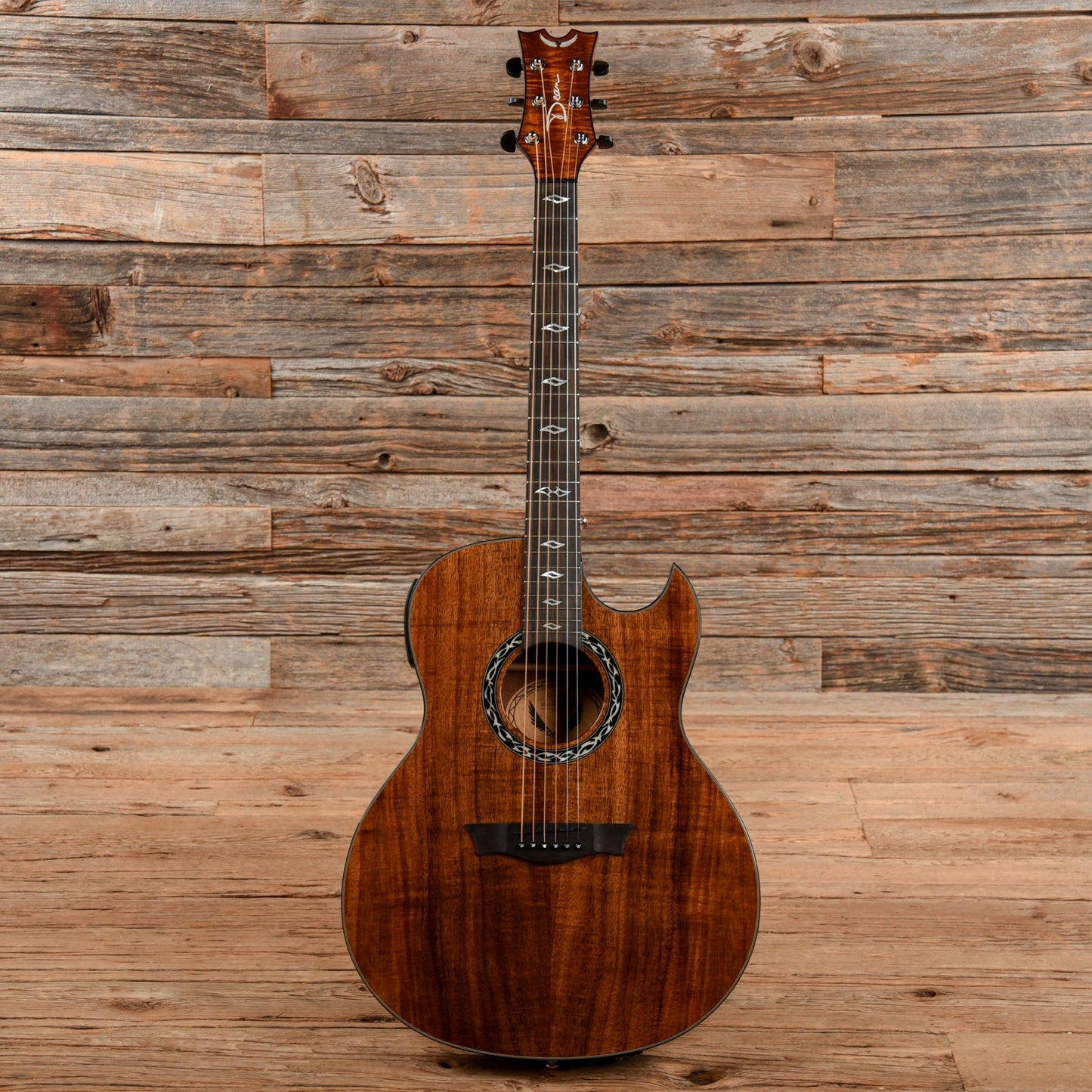 Dean Guitars EX Koa Natural Acoustic Guitars / Dreadnought