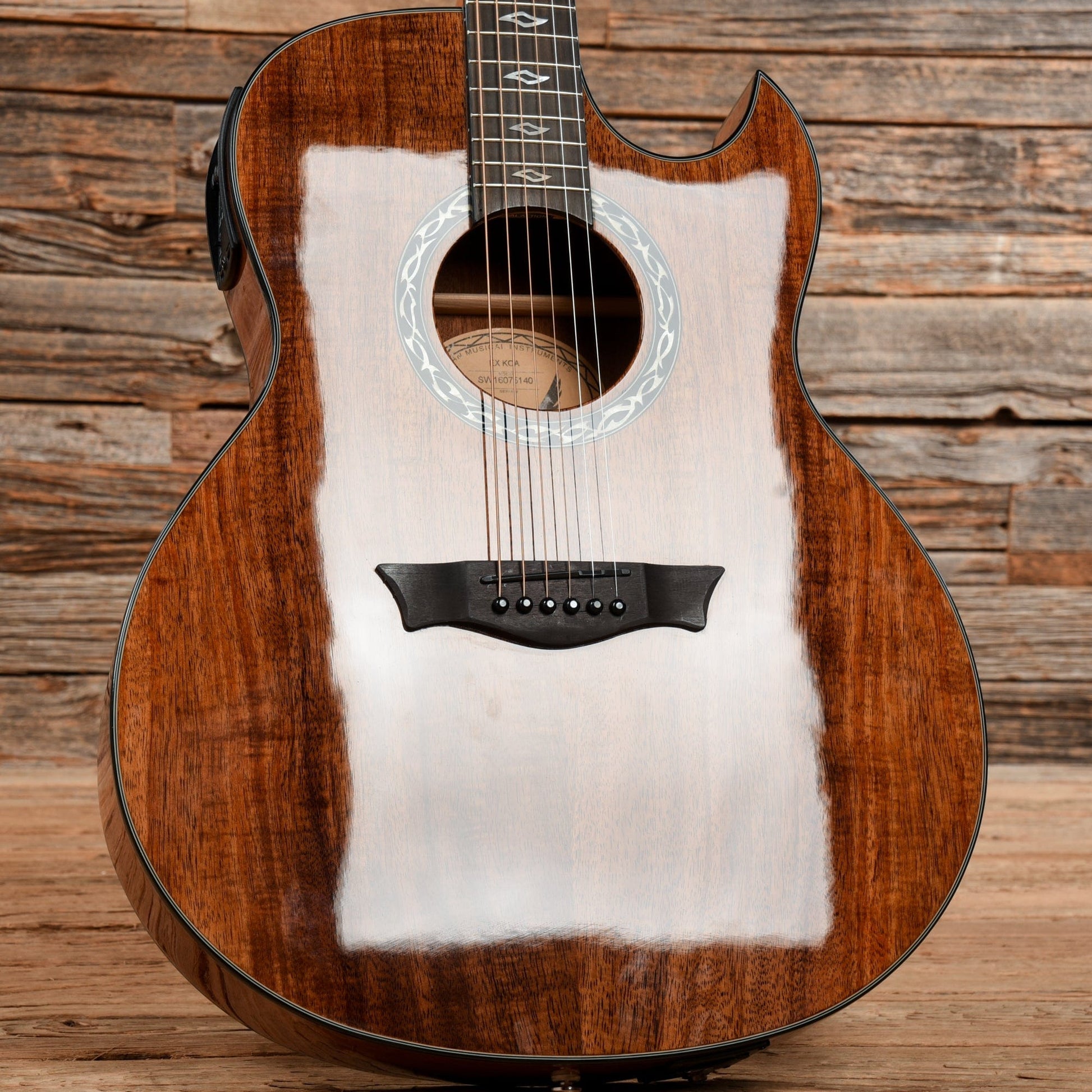 Dean Guitars EX Koa Natural Acoustic Guitars / Dreadnought