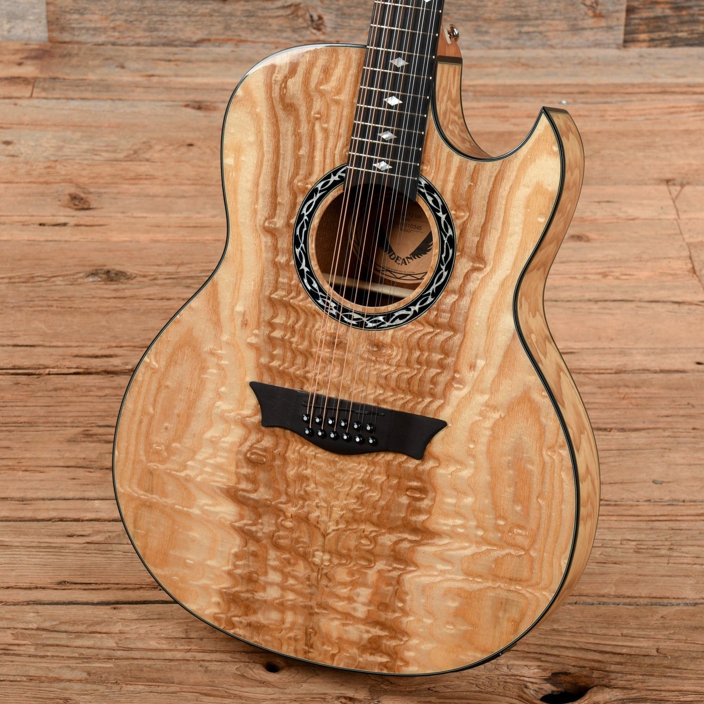 Dean Guitars EXQA12GN Natural Acoustic Guitars / Dreadnought