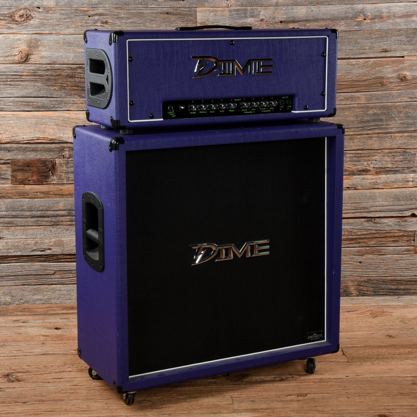 Dean Guitars DIME D100 100 Watt Head and 4x12 Cabinet Purple Tolex